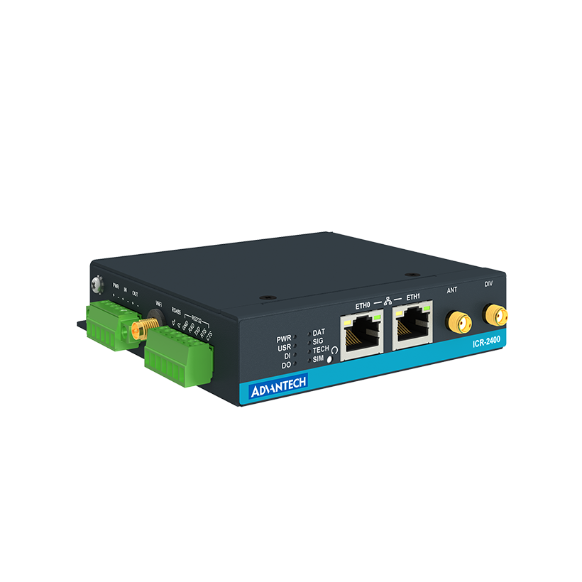 ICR-2400, EMEA, 2x Ethernet , 1x RS232, 1x RS485, Wi-Fi, Metal, Without Accessories